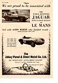 An advert in 'The Autocar' (1956).