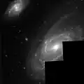 NGC 1241 and NGC 1242 as seen by Hubble Space Telescope