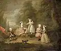 The House of Cards, William Hogarth, 1730. Oil on canvas, National Museum Cardiff.