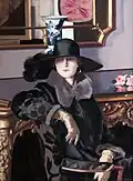 A Lady in Black by Francis Cadell, c. 1926