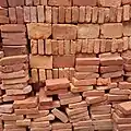 A block of Bricks manufactured in Nepal to build Ancient Stupa