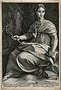 Engraving by Hendrik Goltzius (1558–1617)