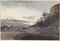 A view in the center of Hawaiian volcano Kiluea, 1855