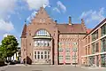 A historical building in the town centre of Aalborg, namely Aalborg's Post and Telegraph (listed by the Heritage Agency of Denmark)