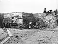 Excavation of the terp (c. 1884)