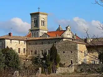 The abbey of Saint-Anne in Bonlieu-sur-Roubion