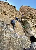 Ascent to the church