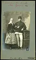 Csángó family from Săcele