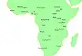 Standard cross-cultural sample, Africa region