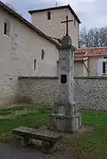 Old cross in the cemetery