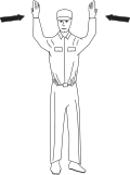 Proceed straight ahead