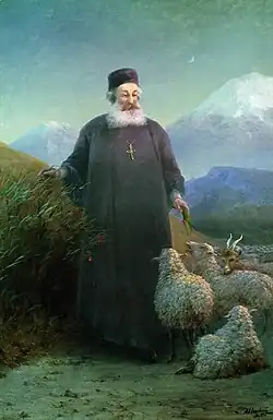 Mkrtich Khrimian near Echmiadzin