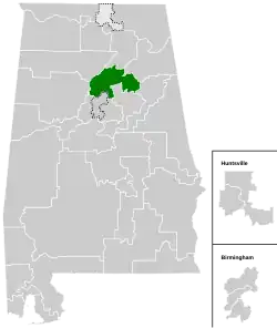 Map of the district