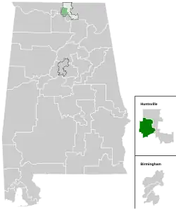 Map of the district