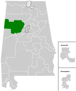Map of the district