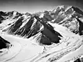 Mt. Brooks left of center, Denali upper right