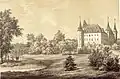 Gołuchów Castle by Napoleon Orda, 1880