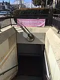 Southbound entrance