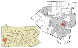 Location in Allegheny County and the U.S. state of Pennsylvania.