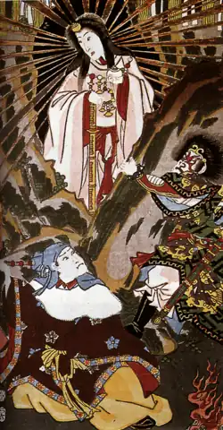 Painting of Amaterasu