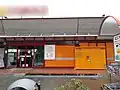 An Amazon Locker near a supermarket in Fano, Italy