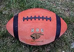 Plastic american football.