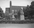 Head office viewed from Rembrandtplein, 1950