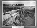 Interior view of Kamsa’s fort, 1949