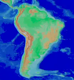 Image 32Map of the Andean region of South America (from Andean agriculture)
