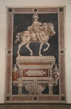 Trompe-l'œil of Niccolò da Tolentino.