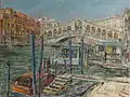 Embarkation point near the Rialto Bridge (1975)
