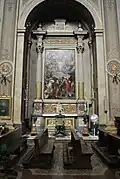 The Baptism in the church of Santi Gregorio e Siro in Bologna
