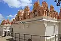 Dravidian style Shikhara (superstructure) over shrines in the Narasimha Swamy temple at Seebi