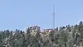 Antenna field near the top