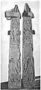 Gate posts, Museum of East Asian Art (Cologne)