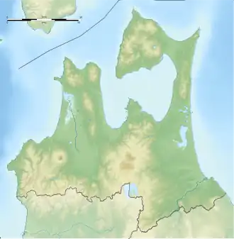 Ne Castle is located in Aomori Prefecture