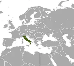 Map of range