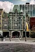 Third Street facade and entrance to "Arcade Square" as seen circa 1981 (Photo: James M. Steeber)