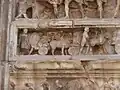 Detail of an Arch of Septimius Severus