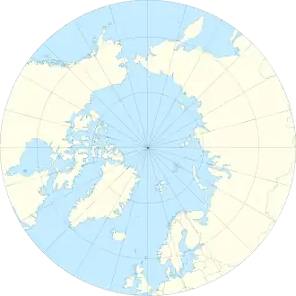 Mjølnir crater is located in Arctic