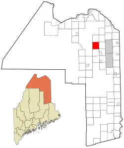 Location of Perham, Maine