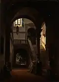 26. Giovanni Migliara, La Vallière visitata nel chiostro da Luigi XIV, 1821-1825