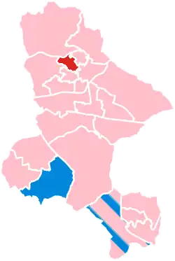 2023 results map