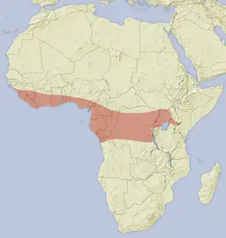 Map of range