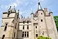 Facade of the Château of Augère