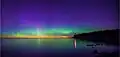 Aurora borealis in Saxby