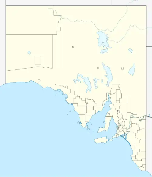 Map showing the location of Fossil Cave