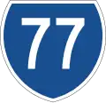 State Route marker, used for Motorways in Western Australia and Queensland (only Smith Street Motorway and Sunshine Motorway).