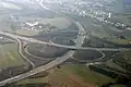Das Autobahnkreuz Saarbrücken