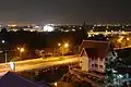 Ayutthaya city centre at night